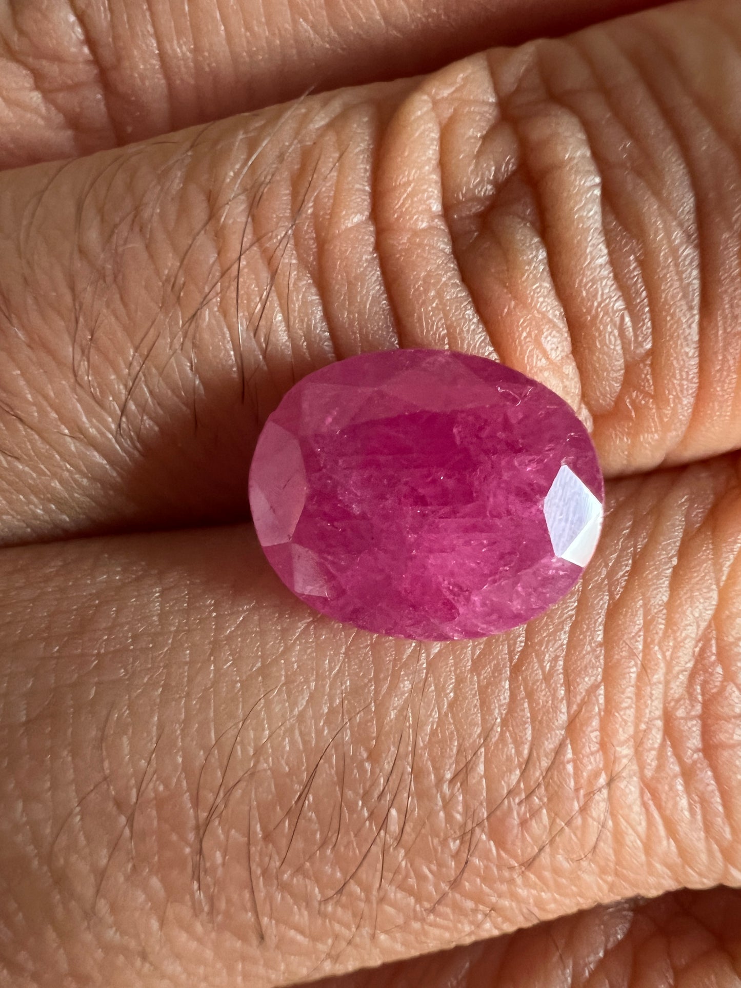 Natural Ruby 5.31 carats no-heat oval