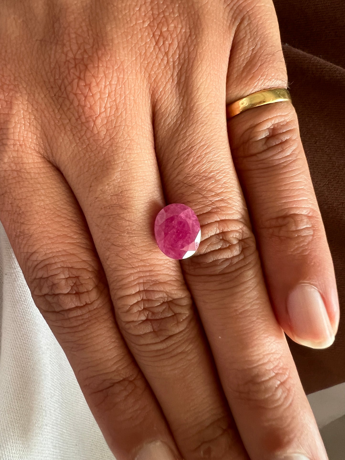 Natural Ruby 5.31 carats no-heat oval