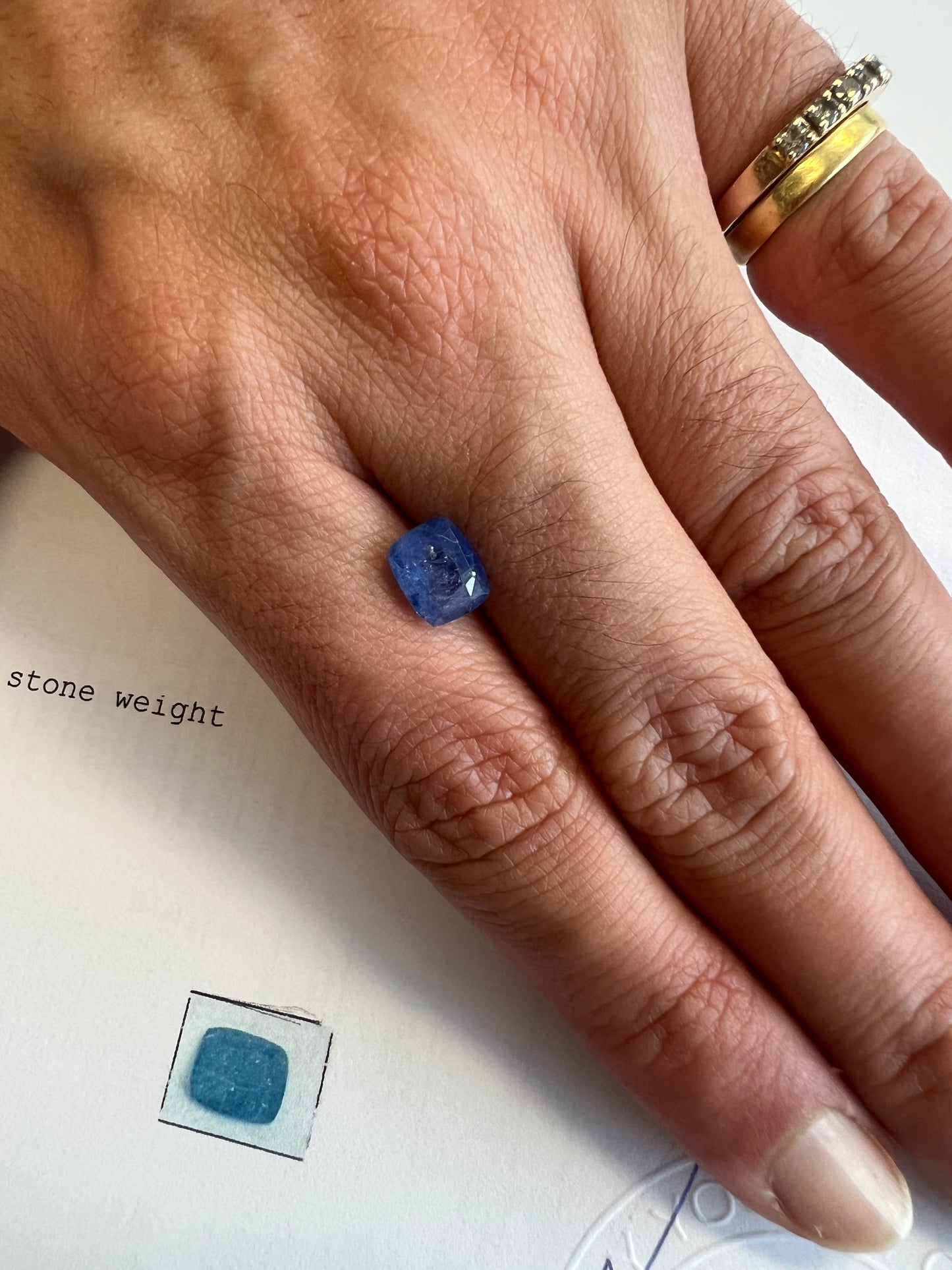 Natural ceylon 2.79 carats blue sapphire - sri lankan with the appraisal certificate